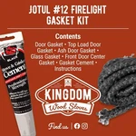Jotul Wood Stove #12 Firelight Gasket Kit W/cement *free Shipping!*. Fixed Price $49.50.