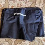 The Woodhaven Waterproof Firewood Cover Black Small 26" X 20" 21". Fixed Price $29.99.