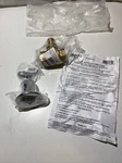 Dante 3/4" Quarter Turn Straight Gas Ball Valve Kit, Chrome. Fixed Price $34.99.