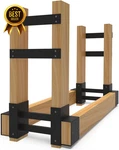 Firewood Brackets Kit Set Of Adjustable Log Storage Stand For 2X4 Lumber. Fixed Price $36.37.