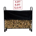4.3FT/8.3FT/12.5 Outdoor Firewood Rack Holder Log Storage With Cover. Fixed Price $79.99.