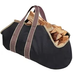 Large Canvas Log Tote Bag Carrier Indoor Fireplace Firewood Holder Woodpile R.... Fixed Price $35.24.