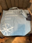 Northern Original Canvas Tote Bag-proud, Passionate, Kind -new With Tags. Fixed Price $14.99.