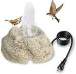 Fountain For Bird Baths With 7.5W Water Pump Resin Granit. Fixed Price $48.14.