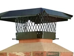Draft King Black Steel 8" Round Chimney Cap Cover CB08 Bolt On Protective Mesh. Fixed Price $54.97.