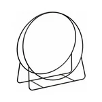 Panacea Products 15208 Open Hearth Log Hoop, Black Tubular Steel, 20-IN.. Fixed Price $67.87.