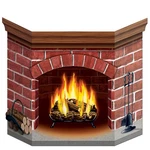 Beistle Brick Fireplace Stand-up Christmas/winter Party Supply. Fixed Price $17.15.