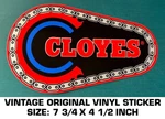 Cloyes Hi Performance Engine Parts Vintage Original Vinyl Decal Sticker - Racing. Fixed Price $8.68.