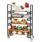 Cal-mil Calmil 2212399 Madera Serving Cart. Fixed Price $2826.10.