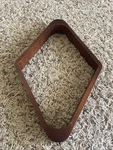 American Heritage Wood Diamond 9-BALL Billard Rack. Fixed Price $15.95.