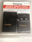 Dimplex DRC-100 Black Remote Control On/off For Electric Fireplace, 2 Pack. Fixed Price $29.95.