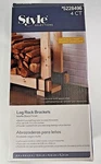 Style Selections Log Brackets Matte Black Finish Includes 4. Fixed Price $24.99.