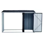 3 Ft. X 8 Outdoor Metal Rack, Open Shed For Firewood, Pellet,. Fixed Price $230.98.