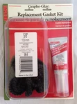 Rutland Grapho-glas Stove Gasket Kit Black 5/8" X 7' Flat Free Usa Ship! #95-6. Fixed Price $17.99.