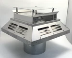 46DVA-HC Horizontal Square Stove Vent Termination Cap 4" X 5/8". Fixed Price $134.99.