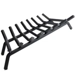 33 Inch 8 Bar Fire Grates, Heavy Duty Solid Steel Indoor Chimney Hearth Outdo.... Fixed Price $218.54.