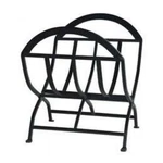 Uniflame W-1038 Black Wrought Iron Log Rack. Fixed Price $29.00.