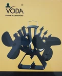 Voda 4.9 Mini Heat Powered Stove Fan Double Blade For Sm Places Wood / Log. Fixed Price $39.99.