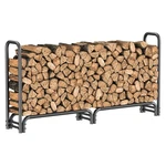 Mr Ironstone 8FT Firewood Rack Outdoor With Fabric Mesh For Storing Logs Of Vari. Fixed Price $64.59.