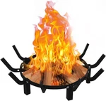 24 Inch Round Grate With 10 Bars For Firepit, Heavy Duty Firewood Log. Fixed Price $58.96.
