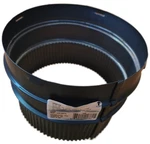 Nib Simpson Dura Black Stove Vent Pipe 6" Diameter Snap-lock Adapter # 6689. Fixed Price $35.99.