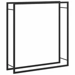 Firewood Rack Storage Log Stand Stacker Holder Matt Black Steel Vidaxl. Fixed Price $73.99.