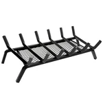 27 Inch Fireplace Grate With Ember Mesh True 5/8" Thick Solid Steel Log Hol.... Fixed Price $127.30.