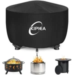 Round Fire Pit Cover - Upgraded 600D Strong Tear And Uv Resistant, 100% Water.... Fixed Price $37.16.