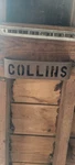 Antique Collins Plow Company Cast Iron Wall Art Shelf. Fixed Price $200.00.