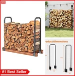 Firewood Bracket Adjustable Length Heavy Duty Steel Powder Coated Log. Fixed Price $132.04.