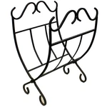 Folding Wrought Iron Log Carrier Indoor Firewood Hearth Rack. Fixed Price $82.00.