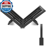 Ougewood Firewood Rack Indoor Outdoor Portable Log Black Steel. Fixed Price $39.30.