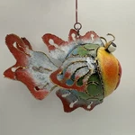 Hanging Fish Metal Steel Tea Light Holder Indoor/outdoor Garden Multicolored. Fixed Price $24.78.