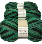 Willow Yarns Paint Brush 3 Skeins Dark Iris. Fixed Price $18.00.