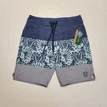 Travis Mathew Swim Up Bar Board Shorts Size 30 Blue Floral Men Trunks 9" Inseam. Fixed Price $39.99.