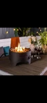 Threshold 10 Round Outdoor Gas Tabletop Fire Pit. Fixed Price $50.00.