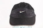 Vtg Nike Travis Scott Mini Swoosh Mesh Reflective 7 Panel Strapback Hat Black. Fixed Price $62.95.