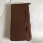 Cutter & Buck Top Green Leather Auto Organizer Car Manual Plaid Print 12 X 6. Fixed Price $15.00.