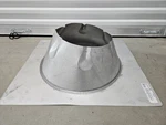 Duravent Duraplus 6" Chimney Roof Flashing Galvanized Steel, 0/12 6/12 Pitch. Fixed Price $39.95.