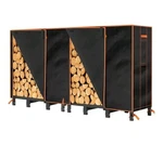 Greener 8FT Firewood Cover Heavy-duty Waterproof Rack 8'X3.8' Black. Fixed Price $45.87.