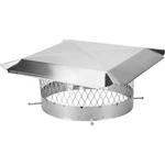 Hy-c Draft King Single Flue 14" SS14U Round Bolt On Stainless Steel Chimney Cap. Fixed Price $42.00.