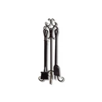 Panacea Bronze Brushed Steel Fireplace Tool Set 15916. Fixed Price $88.99.