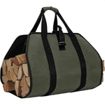 Waxed Canvas Firewood Log Carrier Bag Heavy Duty Water Resistant 39" Handles. Fixed Price $24.29.