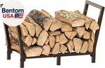 34 Inch Firewood Rack Outdoor Indoor, 2.7FT Storage Stand, Heavy Duty. Fixed Price $50.57.