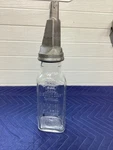 Gargoyle Mobiloil 1 Quart Motor Glass Diamond Bottle Spout Arctic Filpruf. Fixed Price $299.99.