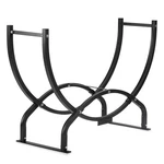 Ash & Ember 5 Ft Crescent Firewood Rack, Curved Two-level Design, Durable Steel. Fixed Price $246.99.