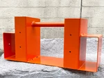 Snugniture Outdoor Firewood Log Storage Rack (orange). Fixed Price $39.00.