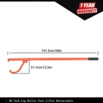 58INCH Peavey Cant Hook With Adjustable Logging Tool Roller. Fixed Price $51.93.