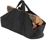New Shelter Black Canvas Firewood Log Carrier Tote Bag With Handles. Fixed Price $24.99.