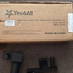 YES4ALL Power Rack V1 J-hooks & Weight Holder Attachment 2X2 Steel Black. Fixed Price $70.00.